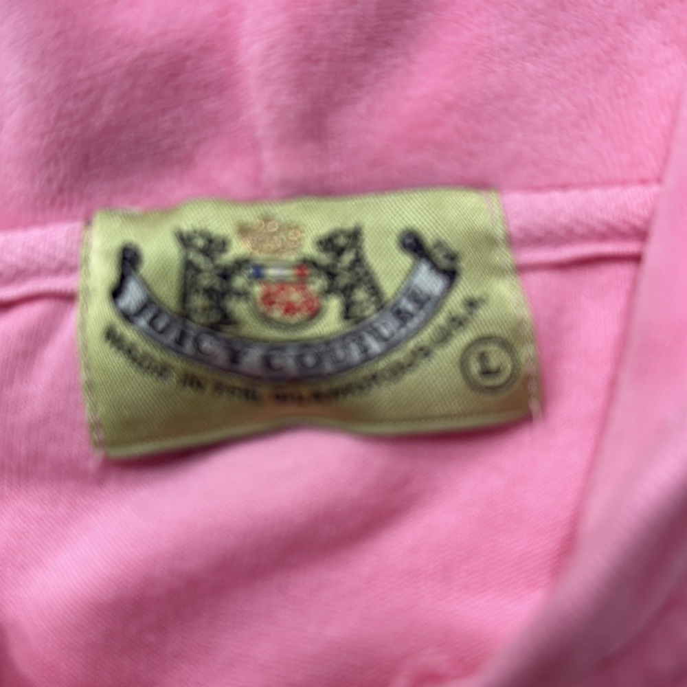 Juicy Couture velour Pink tracksuit Y2K Made in the USA - Picture 6 of 14